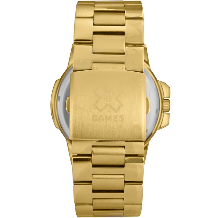 Relógio X GAMES masculino dourado preto XMGS1019 P2KX - aconfianca