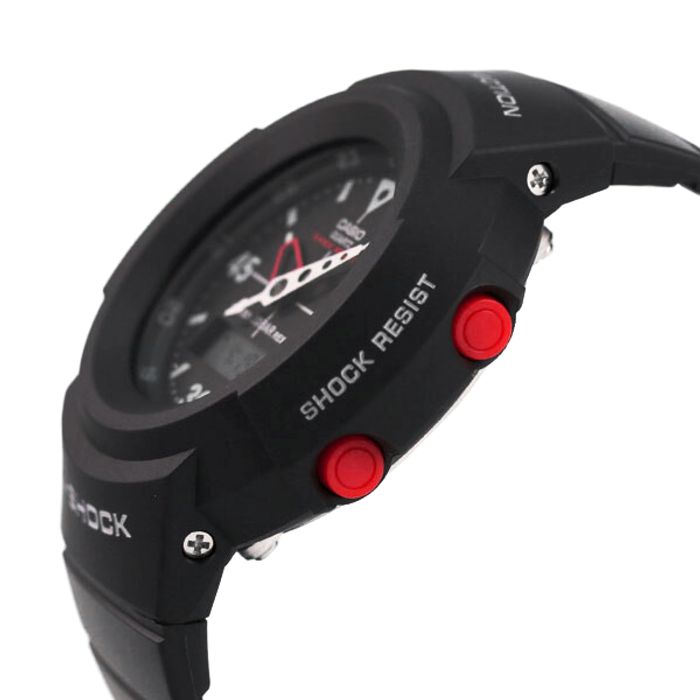 Relógio CASIO G-SHOCK masculino anadigi preto AW-500E-1EDR