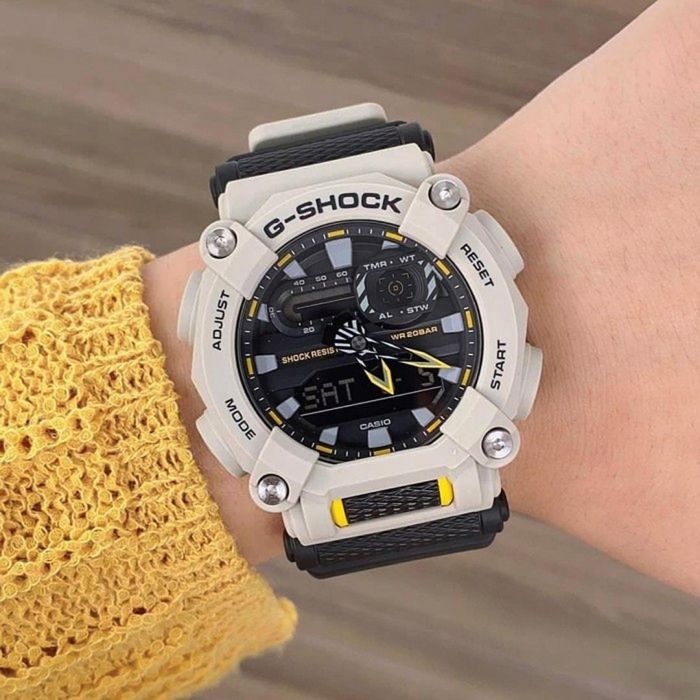 Relógio CASIO G-SHOCK masculino cinza GA-900HC-5ADR - aconfianca