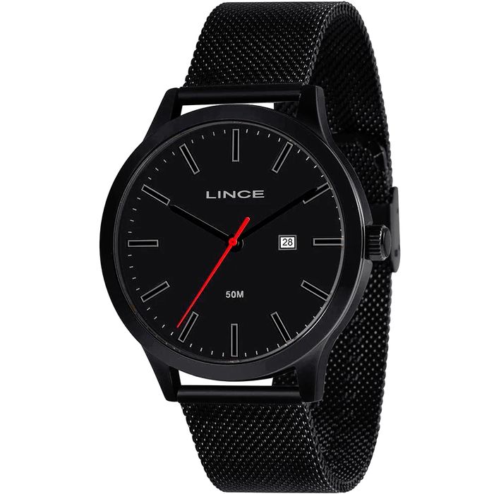 Relógio LINCE masculino analógico preto MRN4688L P1PX - aconfianca