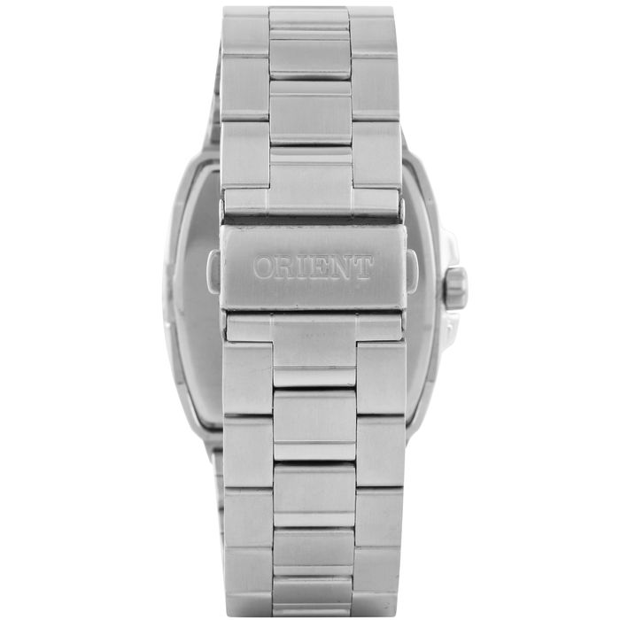 Relógio ORIENT masculino azul prata quadrado GBSS1054 D2SX