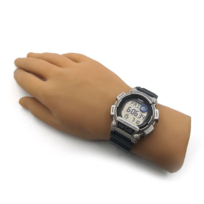 Relógio CASIO masculino digital prata WS-2100H-1A2VDF - aconfianca