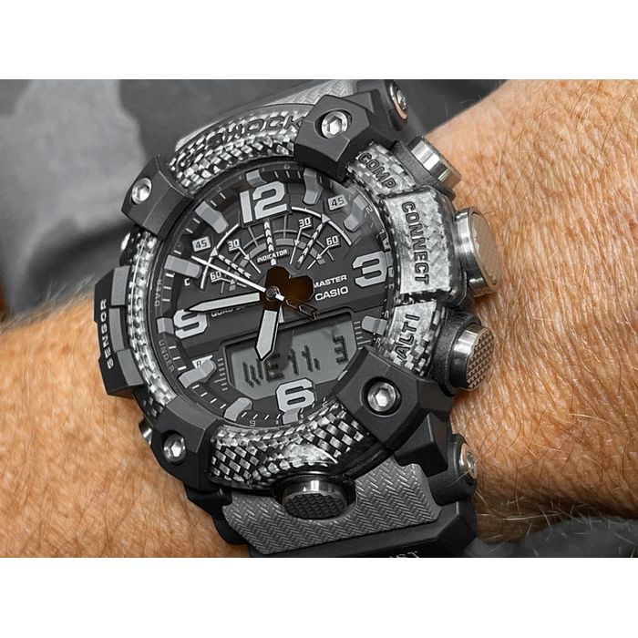 Relógio CASIO G-SHOCK Mudmaster masculino preto GG-B100-8ADR