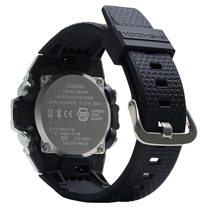 Relógio CASIO G-SHOCK G-Steel masculino prata GST-B400-1ADR