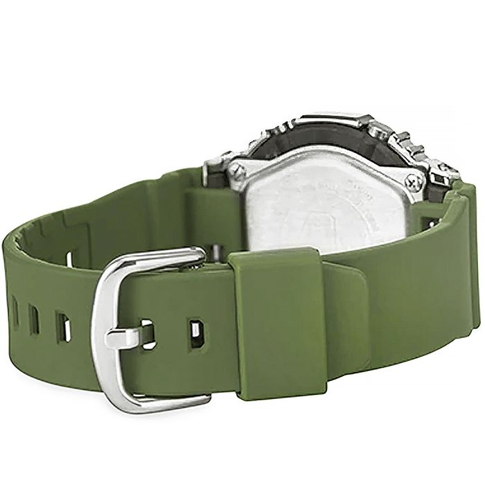 Relógio CASIO G-SHOCK feminino anadigi verde GM-S2100-3ADR