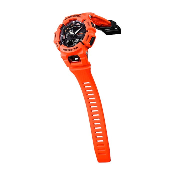 Relógio CASIO G-SHOCK G-Squad Bluetooth laranja GBA-900-4ADR