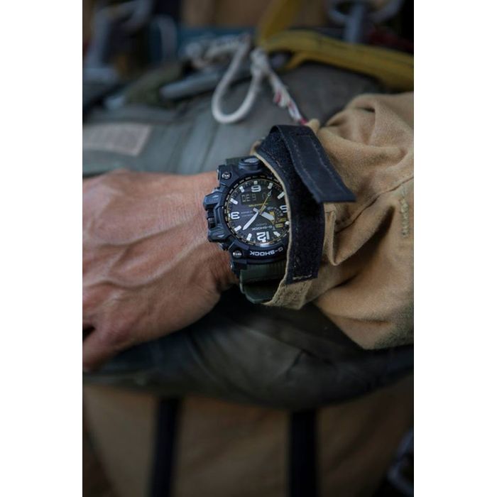 Relógio CASIO G-SHOCK Mudmaster verde GWG-1000-1A3DR - aconfianca