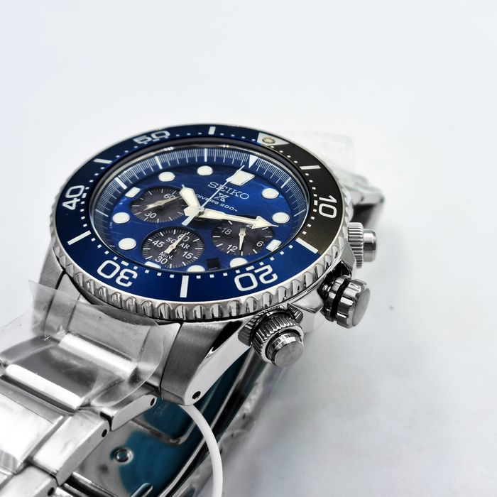 さぼてん SEIKO PROSPEX SOLAR SSC741P1 Relógio SEIKO Prospex Diver's solar cronógrafo SSC741P1 D1SX