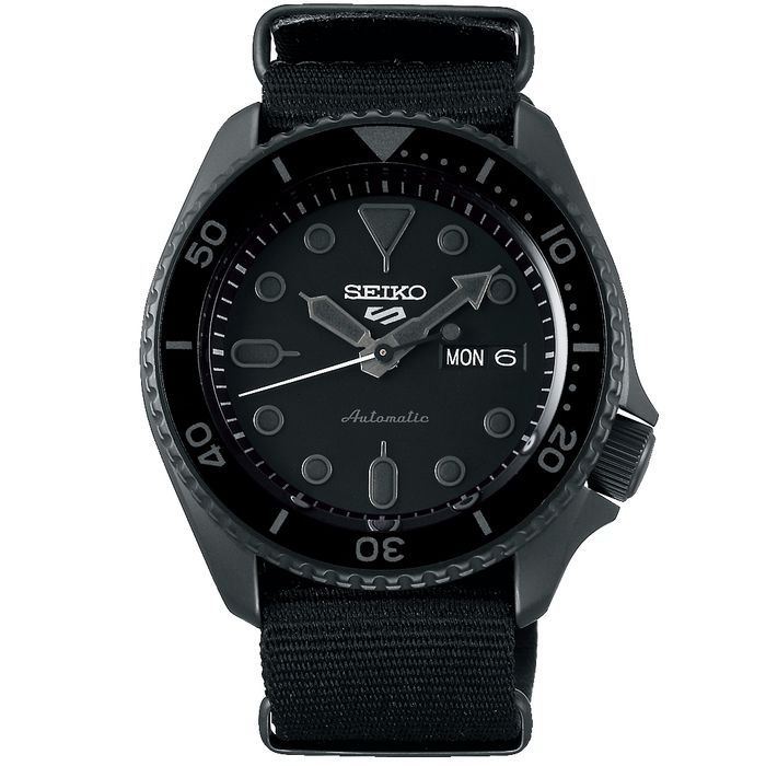 Relógio SEIKO 5 Sports Automático preto nylon SRPD79B1 P1PX