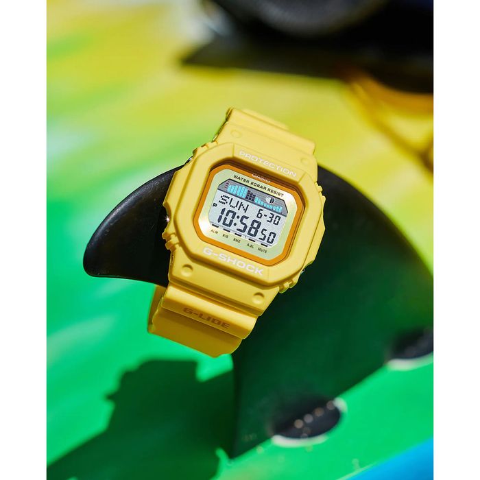 Relógio CASIO G-SHOCK G-LIDE unissex amarelo GLX-5600RT-9DR