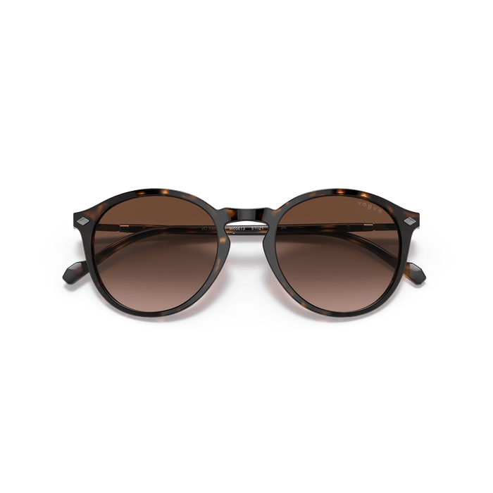 Óculos de Sol Arredondado de Acetato Preto com Lentes Cinza Clássica  Polarizada e Trava Dourada Oval
