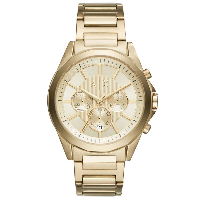 Relógio ARMANI EXCHANGE masculino dourado AX2602B1 C1KX - aconfianca