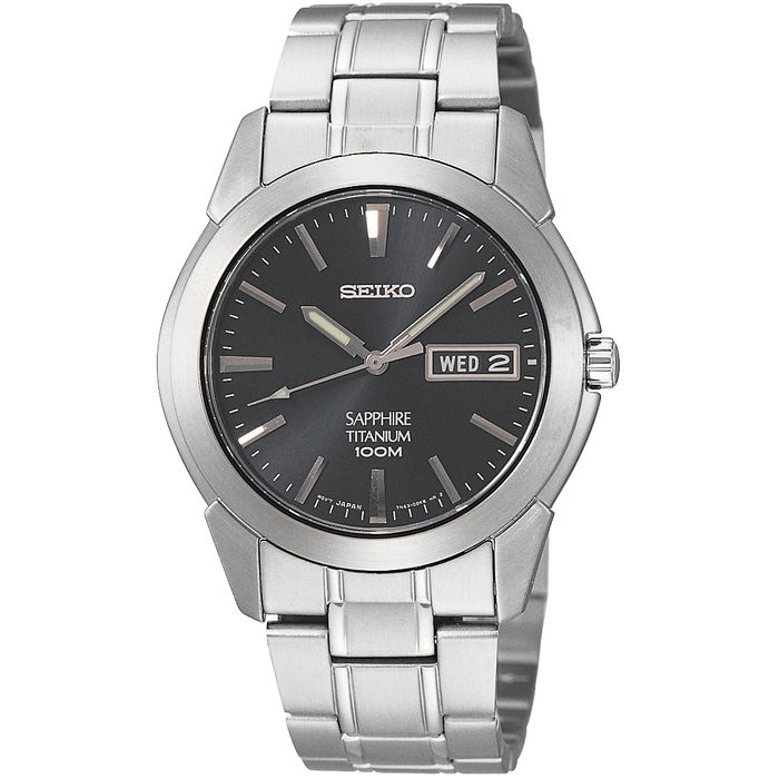Relógio SEIKO masculino titânio vidro safira SGG731P1 P1SX