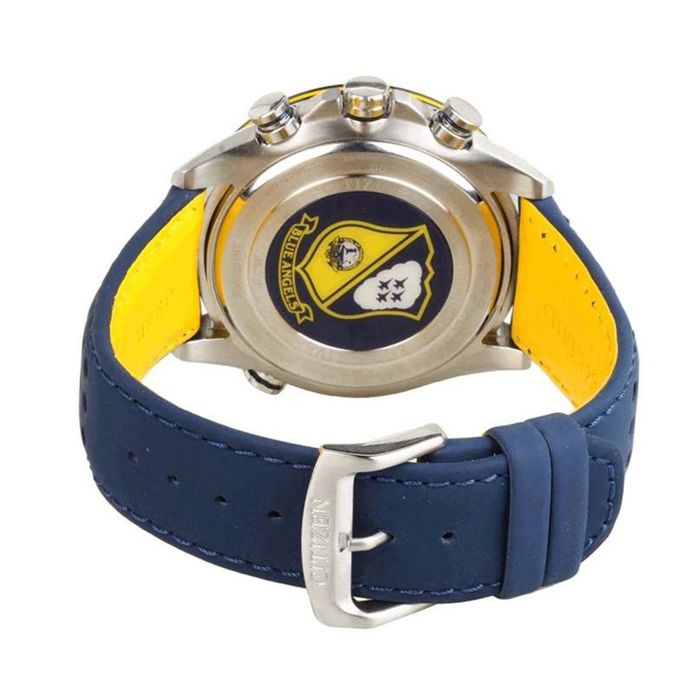 Relógio CITIZEN Eco-Drive Blue Angels TZ31650A AT8020-03L - aconfianca