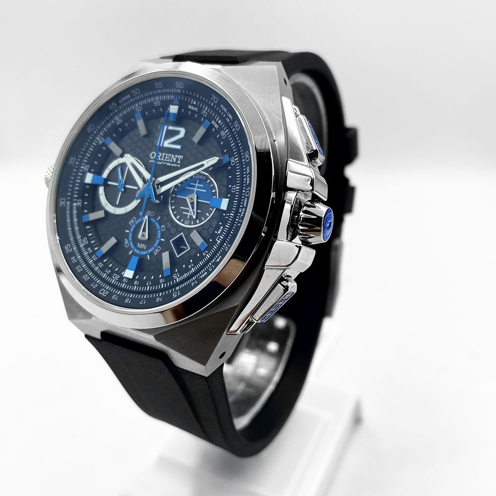 Relógio ORIENT Flytech titânio masculino MBTPC007 G2PX - aconfianca