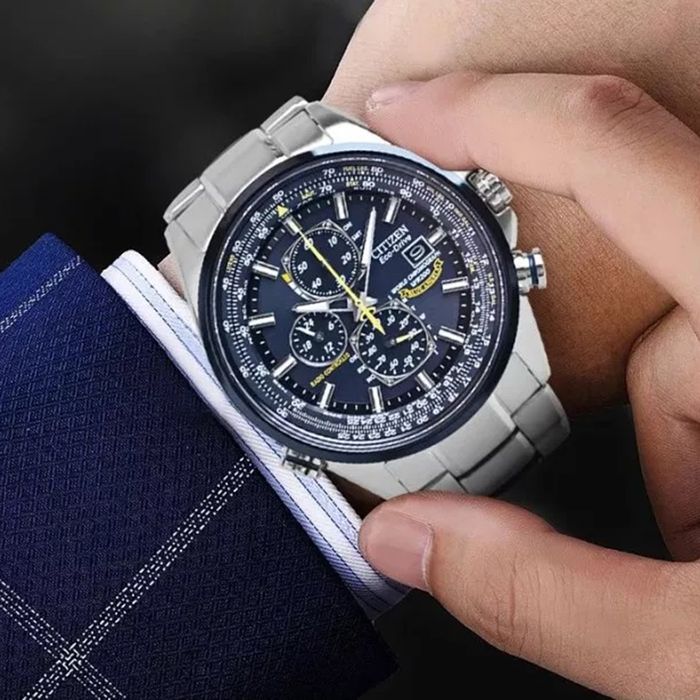 Relógio CITIZEN Blue Angels Eco-Drive TZ31650F AT8020-54L - aconfianca