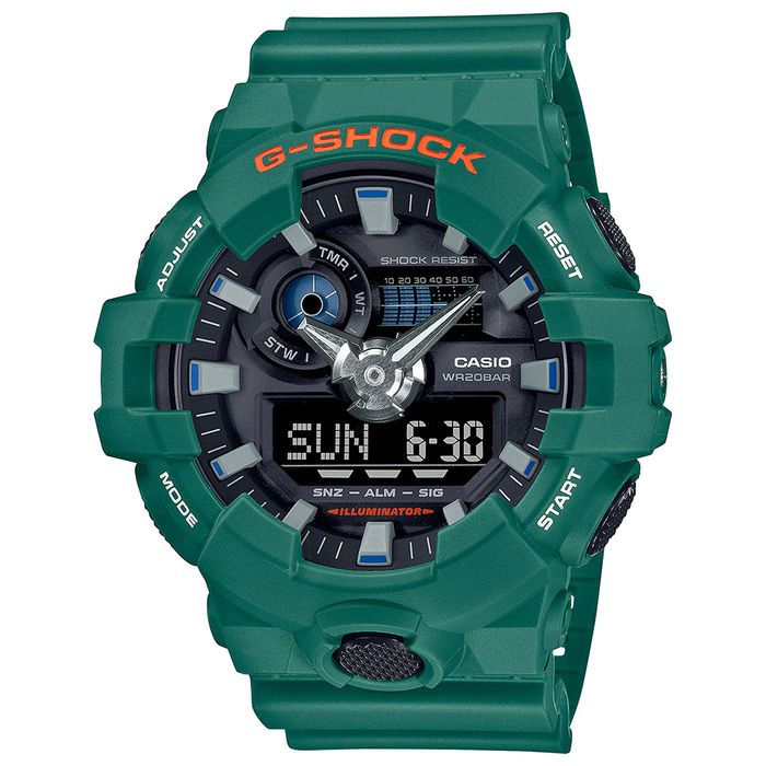 Relógio CASIO G-SHOCK Skater Flavor masculino GA-700SC-3ADR