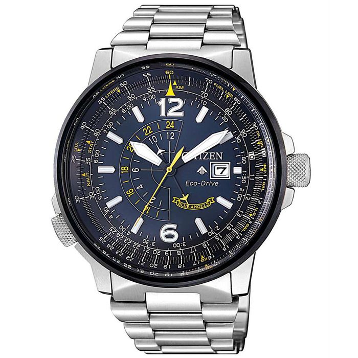 Relógio CITIZEN Eco-Drive Blue Angels TZ31669F BJ7006-56L - aconfianca