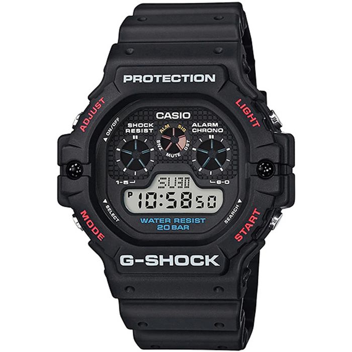 Relógio CASIO G-SHOCK masculino digital preto DW-5900-1DR - aconfianca