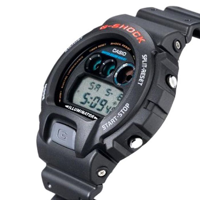 Relógio CASIO G-SHOCK masculino digital preto DW-6900-1VDR