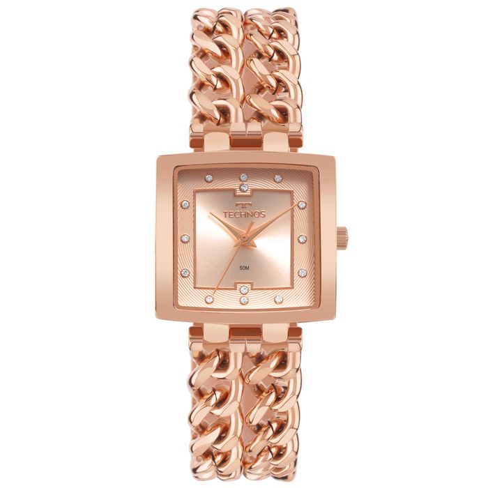 Relógio TECHNOS rose analógico feminino 2035MWK/1J - aconfianca