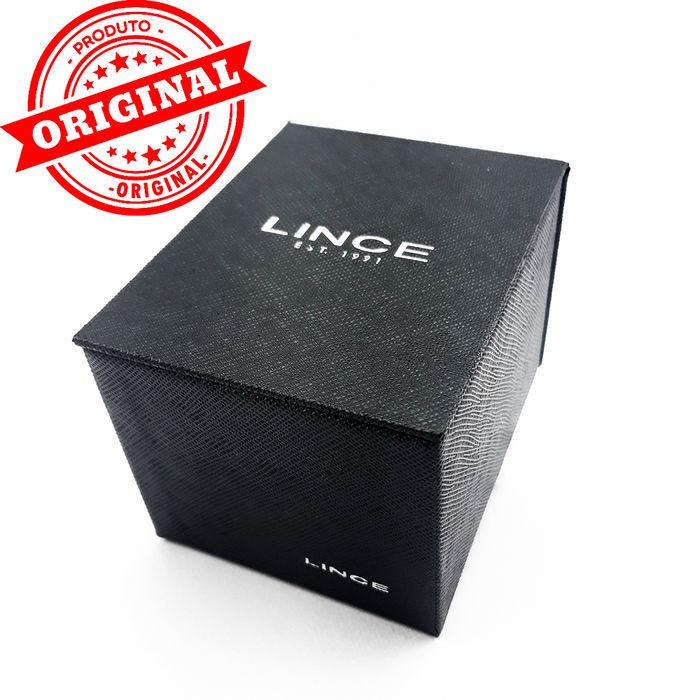 Relógio LINCE masculino anadigi couro verde MAC4763L46 E1NX