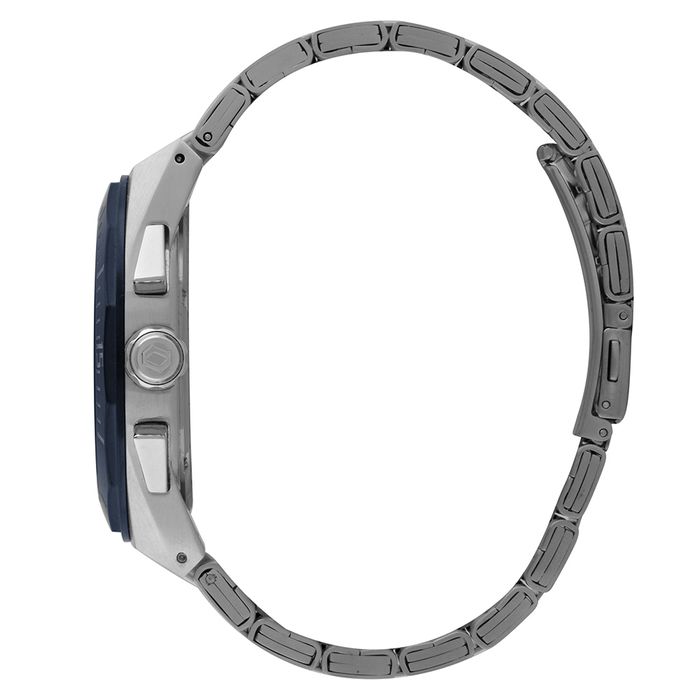Relógio ORIENT masculino analógico preto azul MBSSC253 PASX