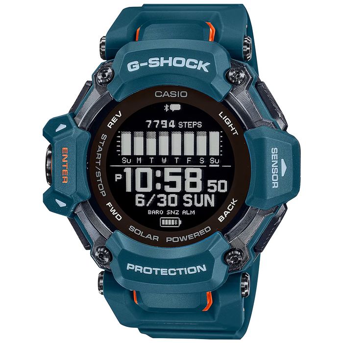 Relógio G-SHOCK azul digital masculino GBD-H2000-2DR - aconfianca