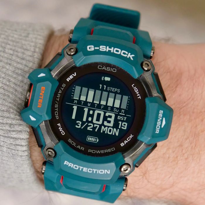 Relógio G-SHOCK azul digital masculino GBD-H2000-2DR - aconfianca