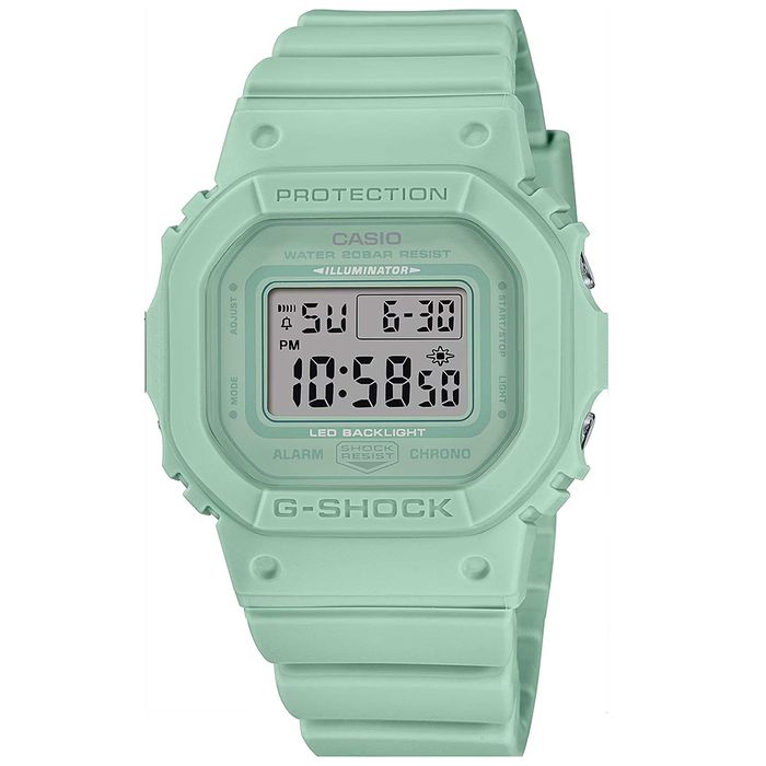 Relógio G-SHOCK verde digital feminino GMD-S5600BA-3DR - aconfianca