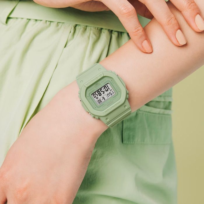 Relógio G-SHOCK verde digital feminino GMD-S5600BA-3DR - aconfianca