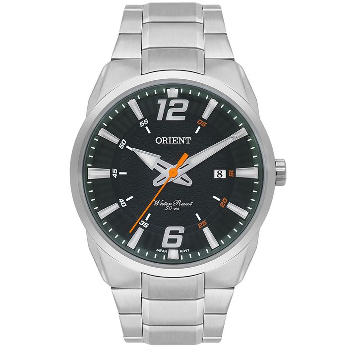 sen　MBL 36 Relógio ORIENT masculino analógico verde laranja MBSS1461 E2SX