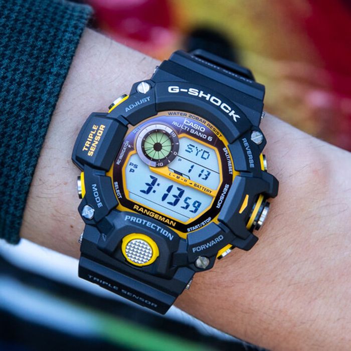 Relógio G-SHOCK Rangeman digital masculino GW-9400Y-1DR - aconfianca