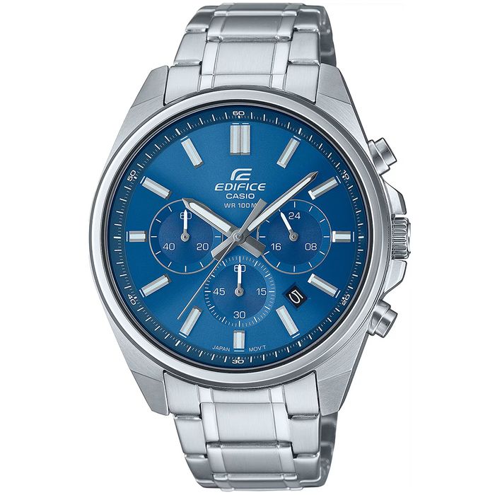 Relógio CASIO EDIFICE azul masculino EFV-650D-2AVUDF - aconfianca
