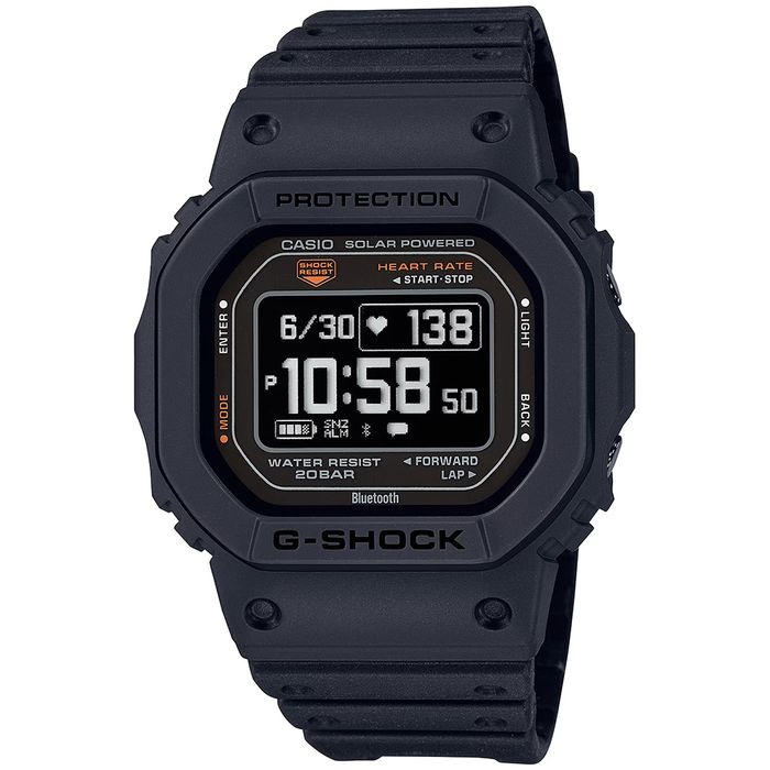 G-SHOCK、dw5600 Relógio CASIO G-SHOCK G-SQUAD Sports masculino DW-H5600-1DR