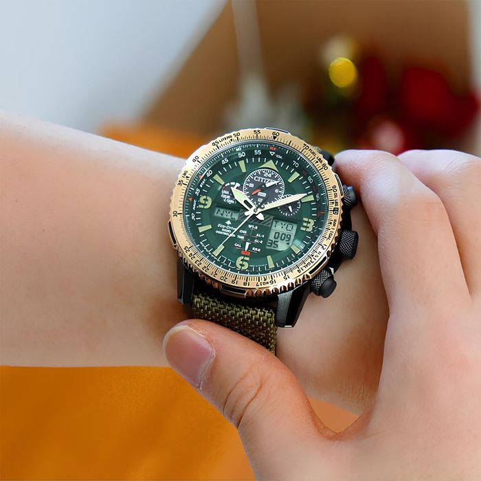 Relógio CITIZEN Sky Hawk Eco-Drive TZ31810G JY8074-11X - aconfianca