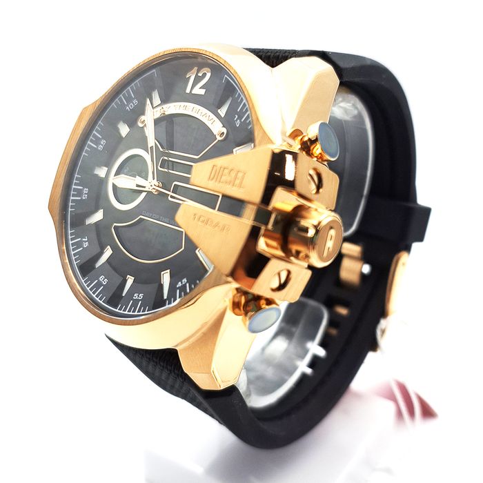 Relógio DIESEL dourado anadigi masculino DZ4634B1 P2PX - aconfianca