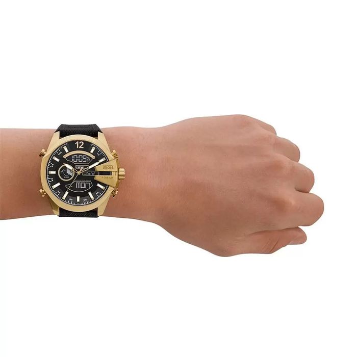 Relógio DIESEL dourado anadigi masculino DZ4634B1 P2PX - aconfianca