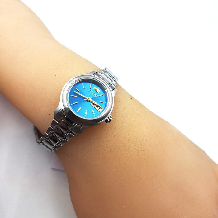 オバQ Relógio ORIENT azul automático feminino 559WA6NH A1SX - aconfianca