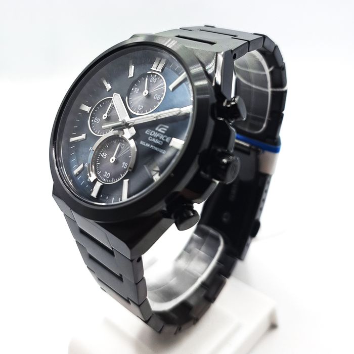 Relógio CASIO EDIFICE preto masculino EQS-950DC-2AVUDF - aconfianca