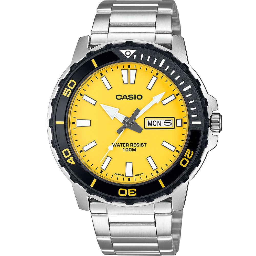 Casio Orologio Uomo MTD-125D-9AVDF, Multicolore, Bracciale Casio Orologio Uomo MTD-125D-9AVDF, Multicolore, Bracciale
