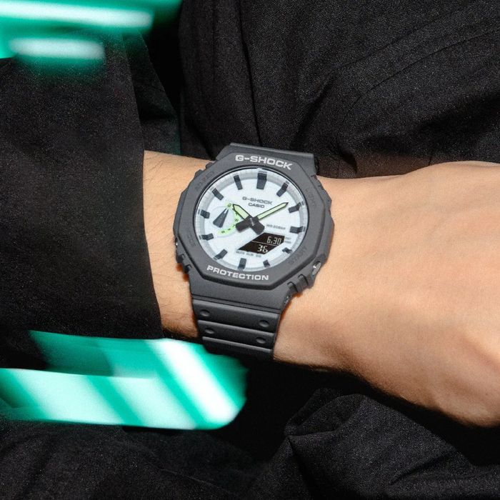 Relógio CASIO G-SHOCK cinza anadigi masculino GA-700HD-8ADR