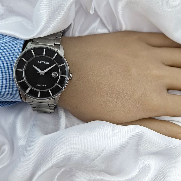 Relógio CITIZEN Eco-drive masculino analógico preto TZ20073T