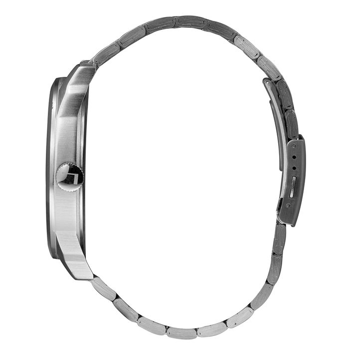 Relógio LINCE masculino dual time prata preto MRMH162L P2SX