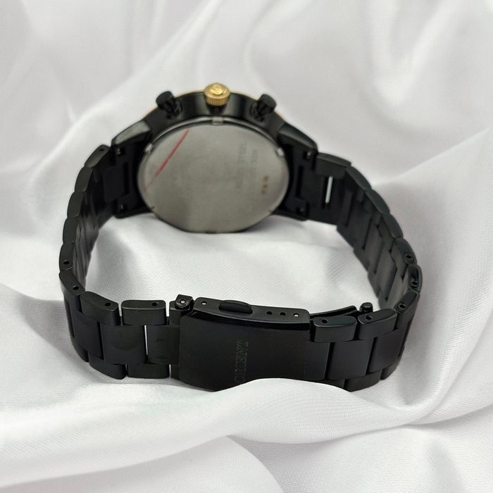 Relógio ORIENT solar cronógrafo preto prata MTSSC047 G1PX - aconfianca