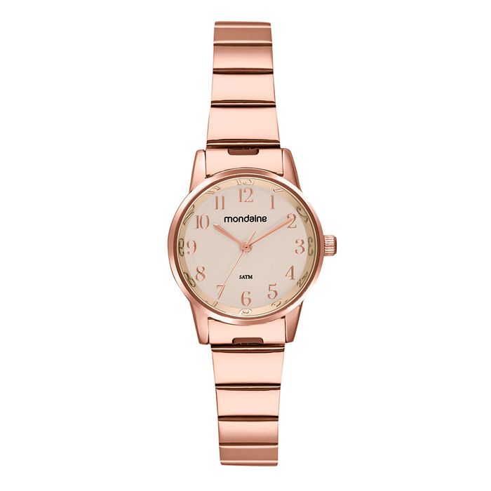 Relógio MONDAINE feminino analógico rosê 32693LPMVRE3 - aconfianca