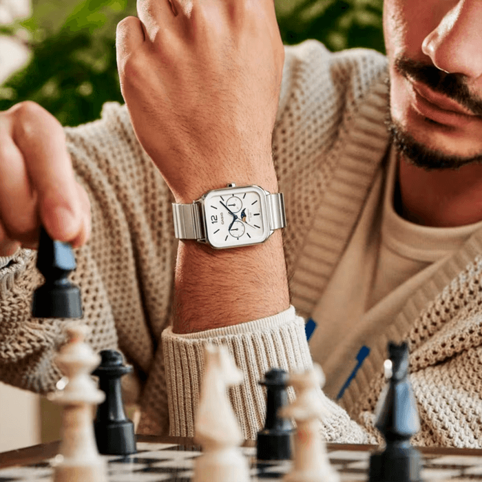 Relógio CASIO masculino analógico branco MTP-M305D-7A2VDF - aconfianca