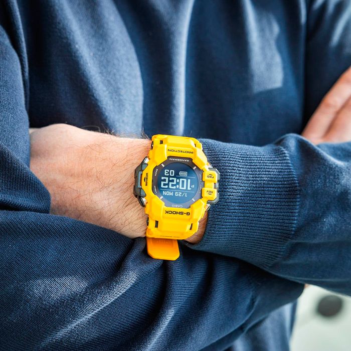 Relógio CASIO G-SHOCK masculino digital amarelo GPR-H1000-9DR