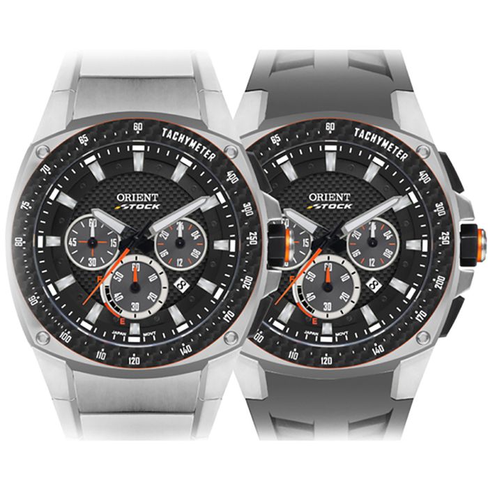 Relógio ORIENT speed tech masculino solar MBTTC018 P1SX-EL