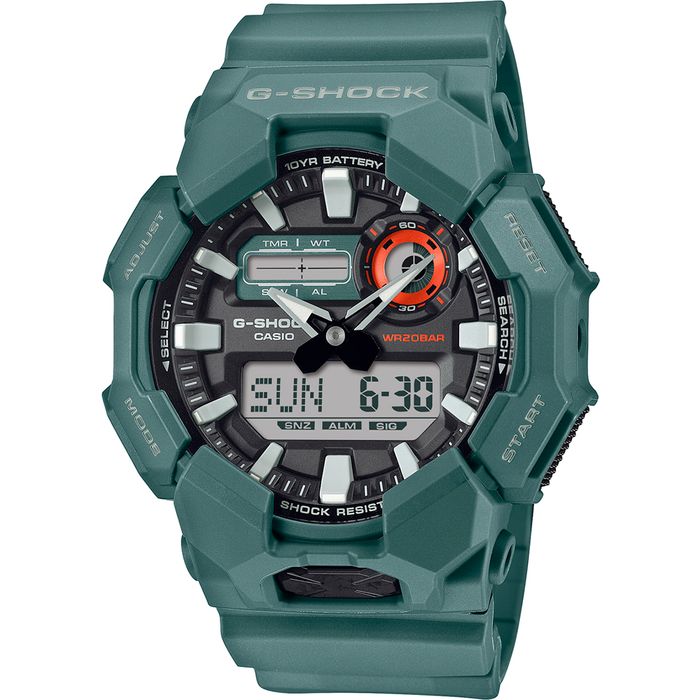 Relógio CASIO G-SHOCK masculino analógico azul GA-010-2ADR